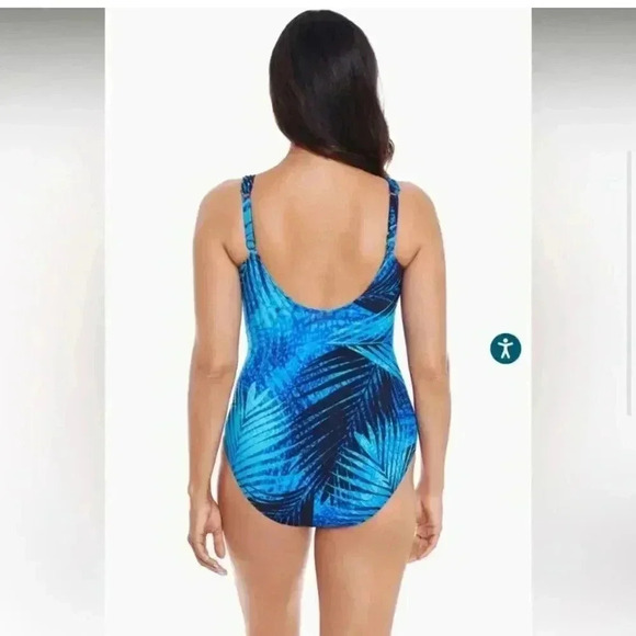 NWT Miraclesuit Shadowcat Siren Printed One-Piece Swimsuit size 10 - Picture 2 of 13